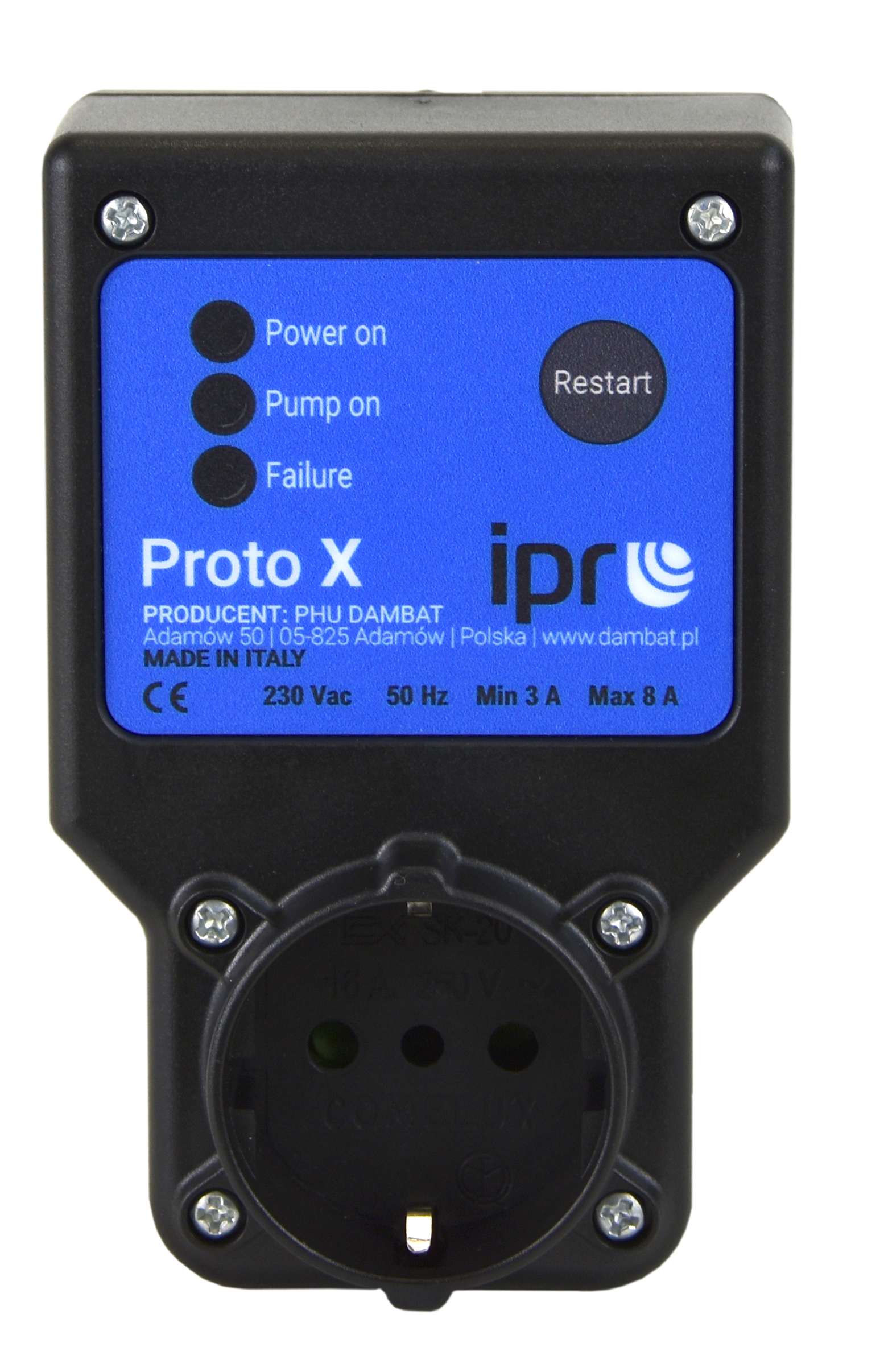 PROTO-X-Schutz (3-8 A)