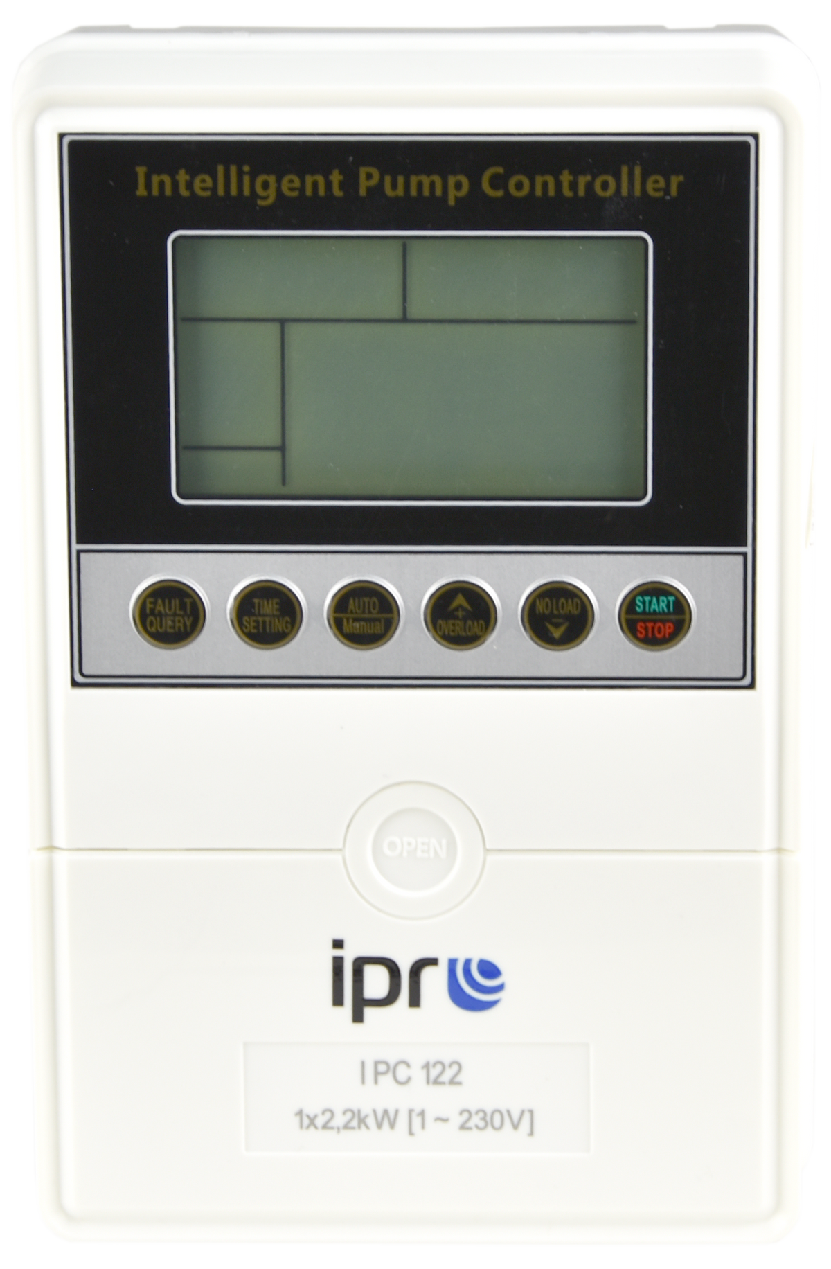 Sterownik pompy IPC 122M z wyświetlaczem i przyciskami, 230 V