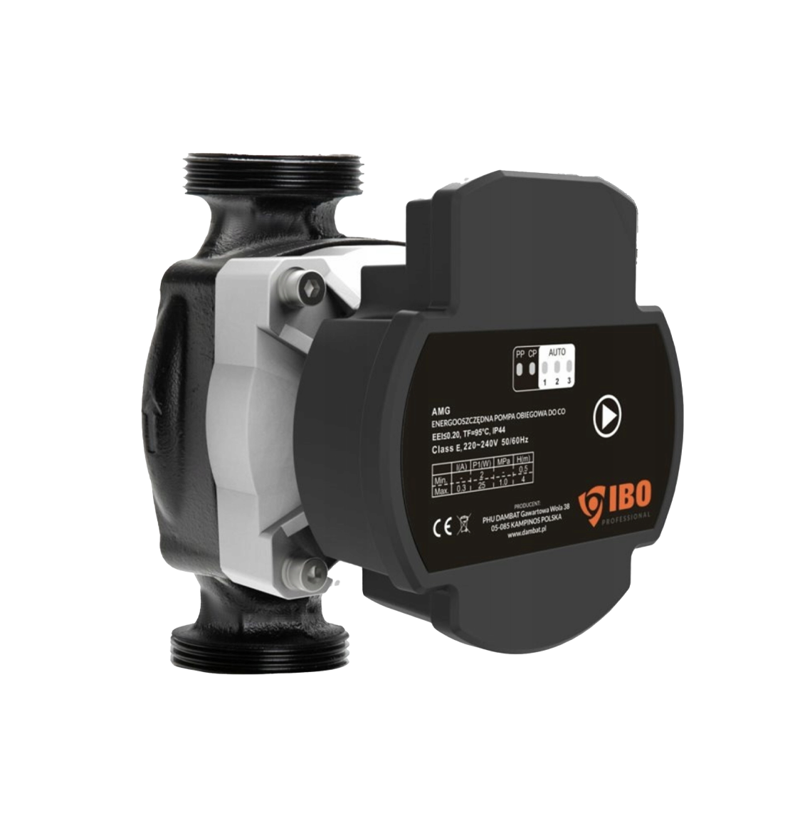 AMG 15-60/130 pompa obiegowa z obsługą PWM ze śrubunkami