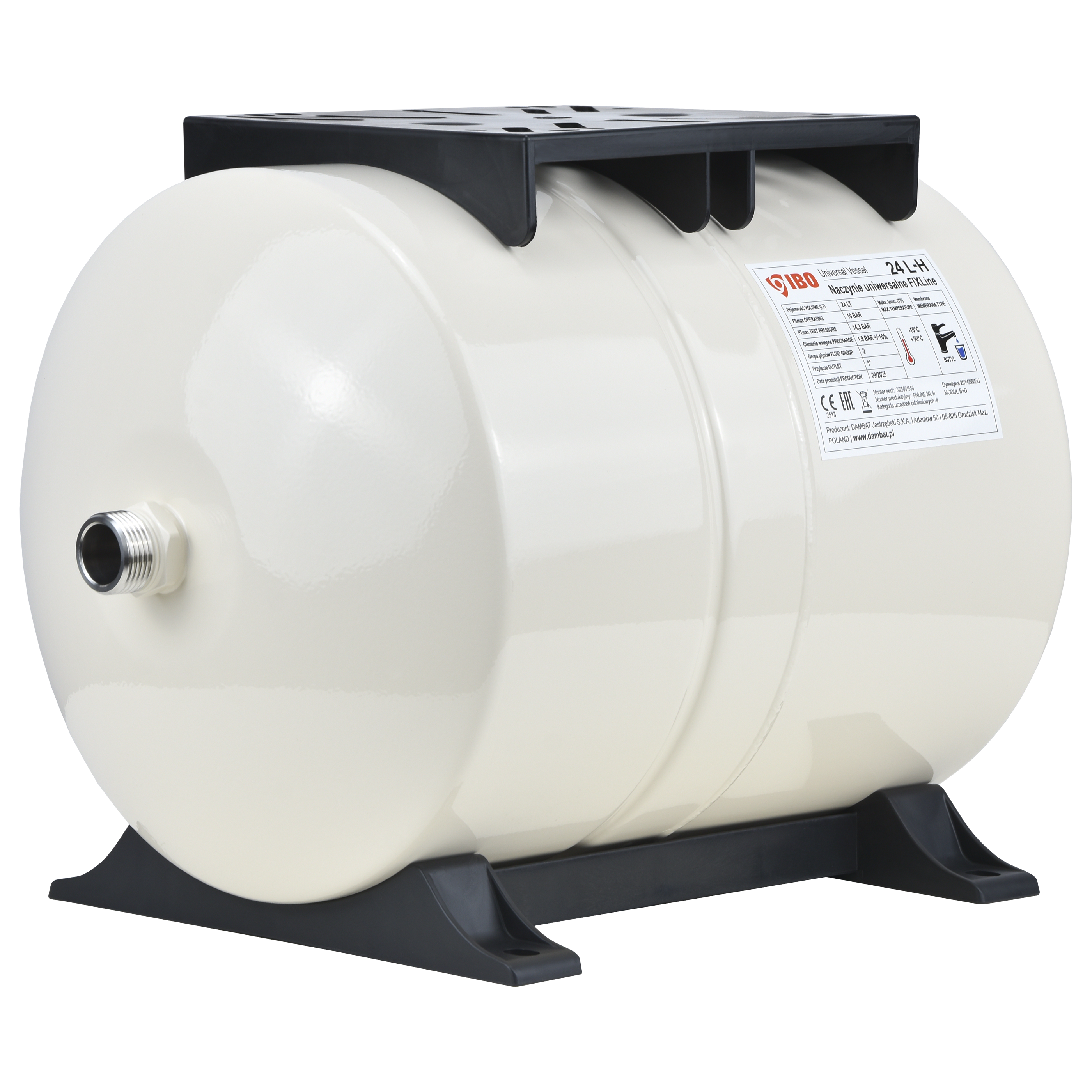 Naczynie membranowe FIXline 24L-H poziome uniwersalne CO/CWU