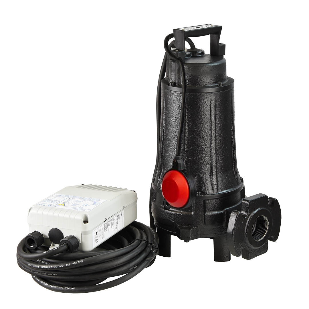 GRIX 32-2/090 M/G (0,9 kW, 230 V) pompa zatapialna z rozdrabniaczem wyposażona w Control-box