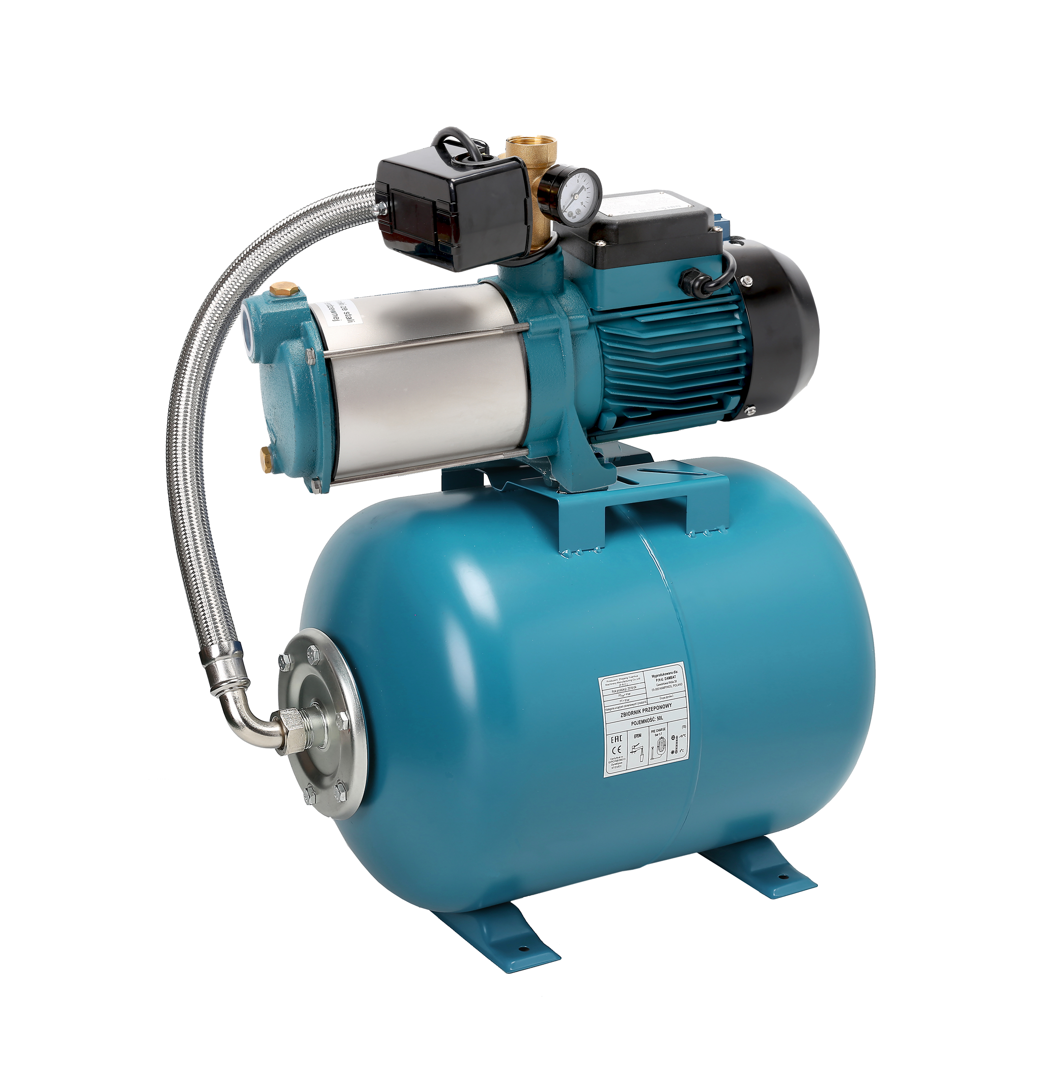 MH 1300 Inox (1,3 kW, 230 V) Hydrophore 50