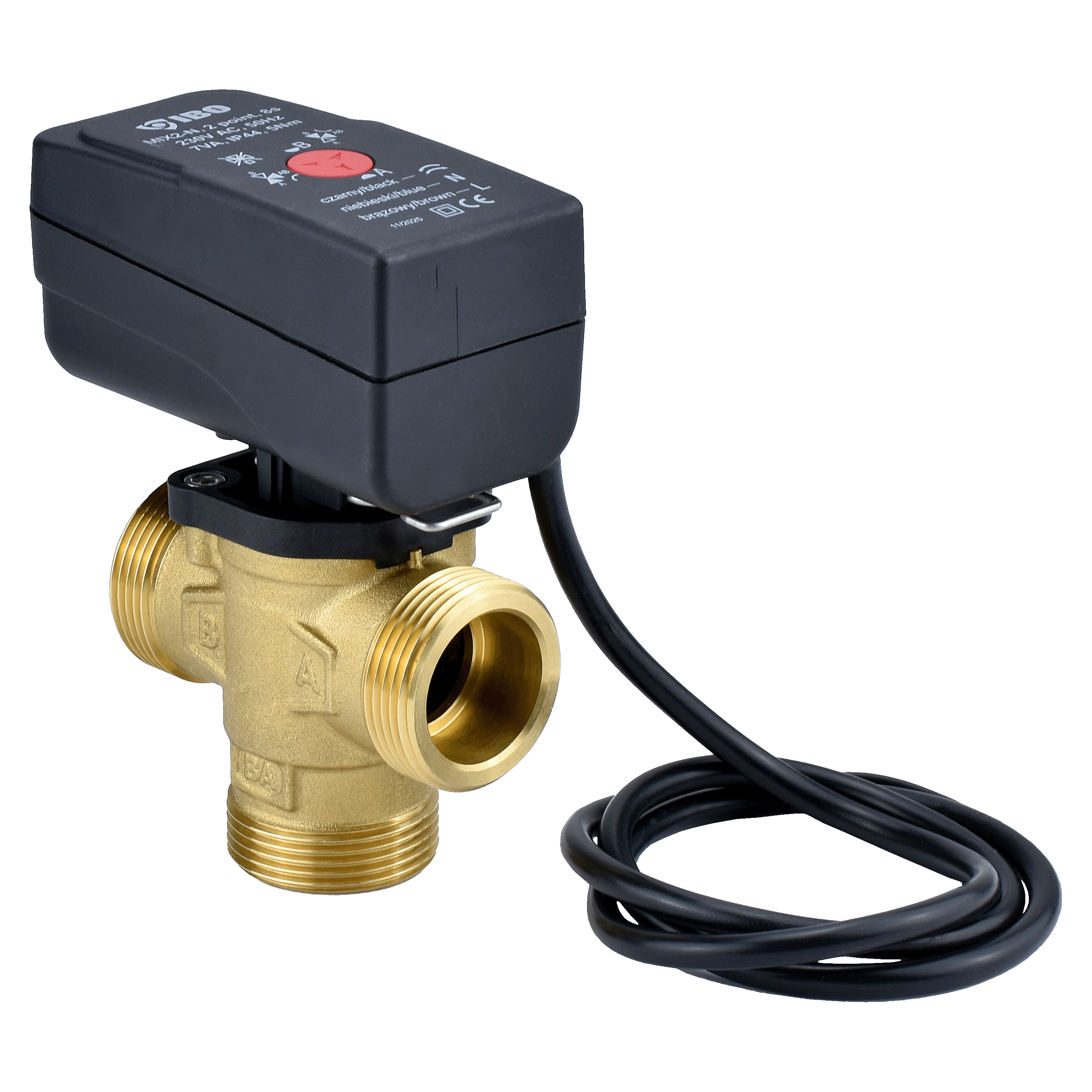 MIX 2N DN32 Zawór strefowy z siłownikiem