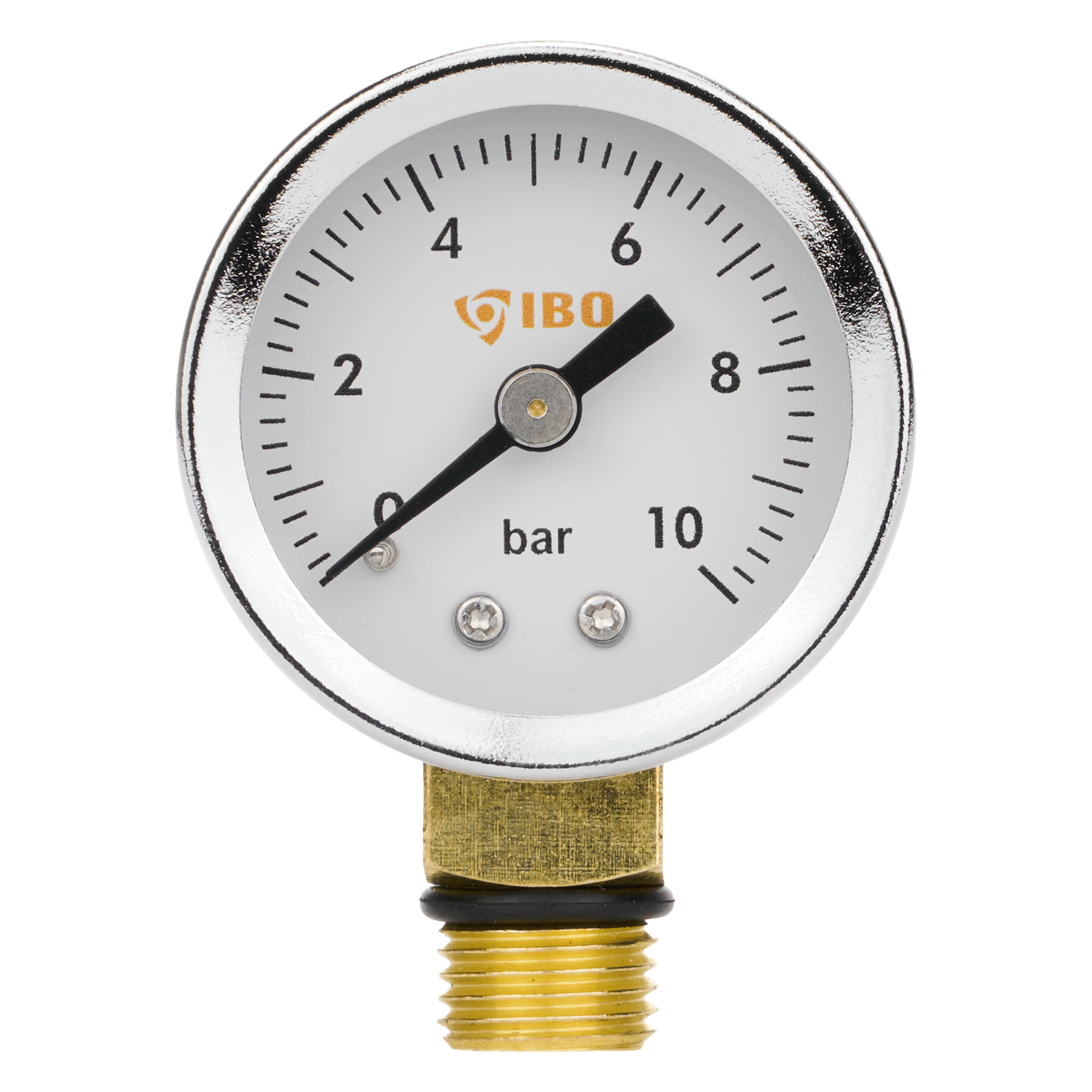 Manometr radialny (IGB) 1/4" fi 40mm, 0-10 bar