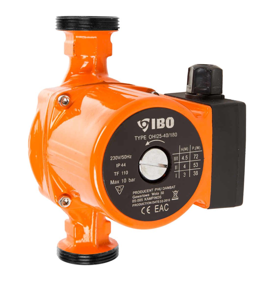 OHI 25-40/180 Circulation pump for drinking water