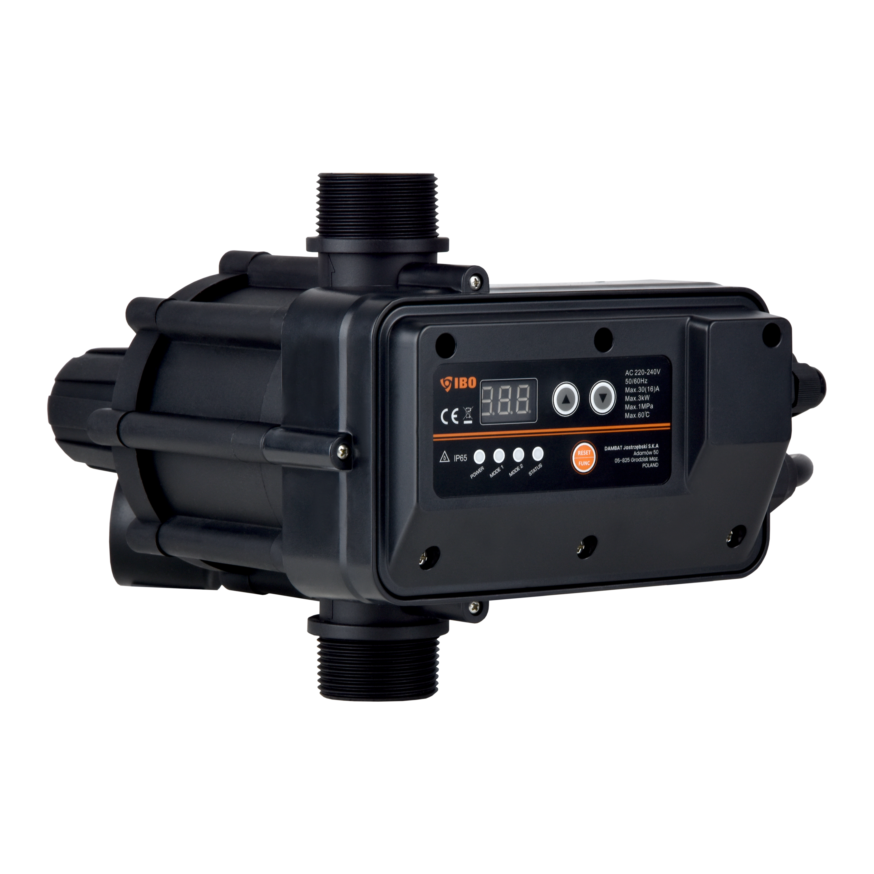 Elektroniczny wyłącznik ciśnieniowy PC-30 P (3 kW, 230 V) sterownik pompy