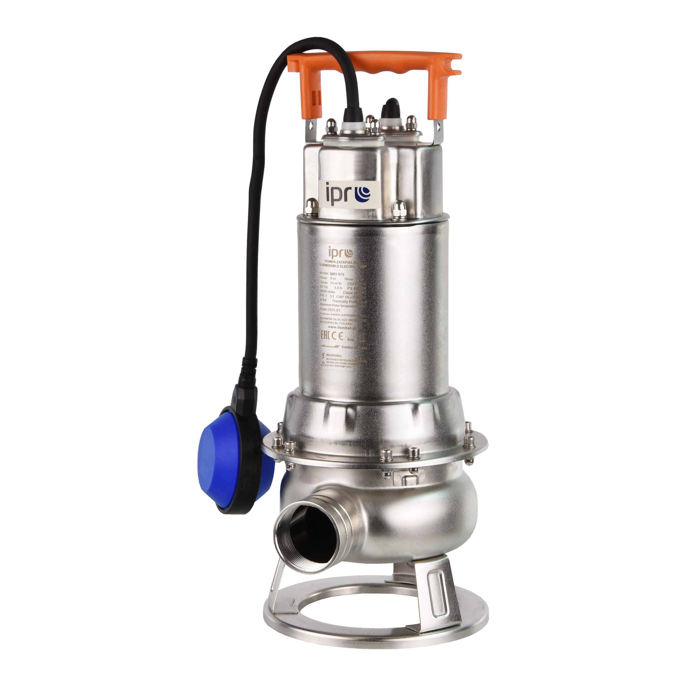 QBS 075 (0,55 kW, 230 V) Pompă specifică cu rotor de vortex