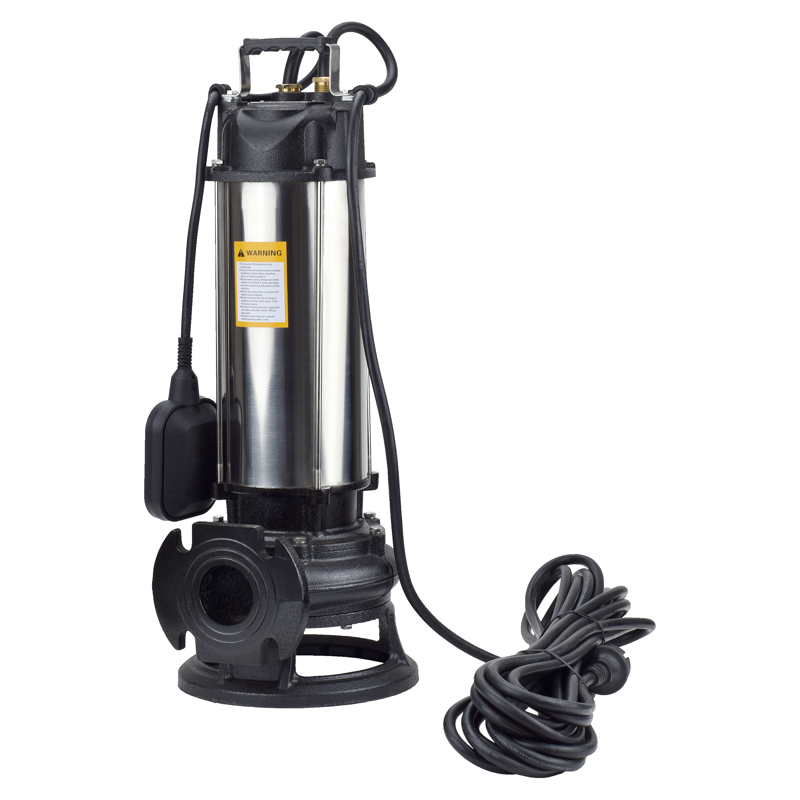 WQZ 50-2200 (2,2 kW, 230 V) pompa zatapialna z pływakiem i rozdrabniaczem