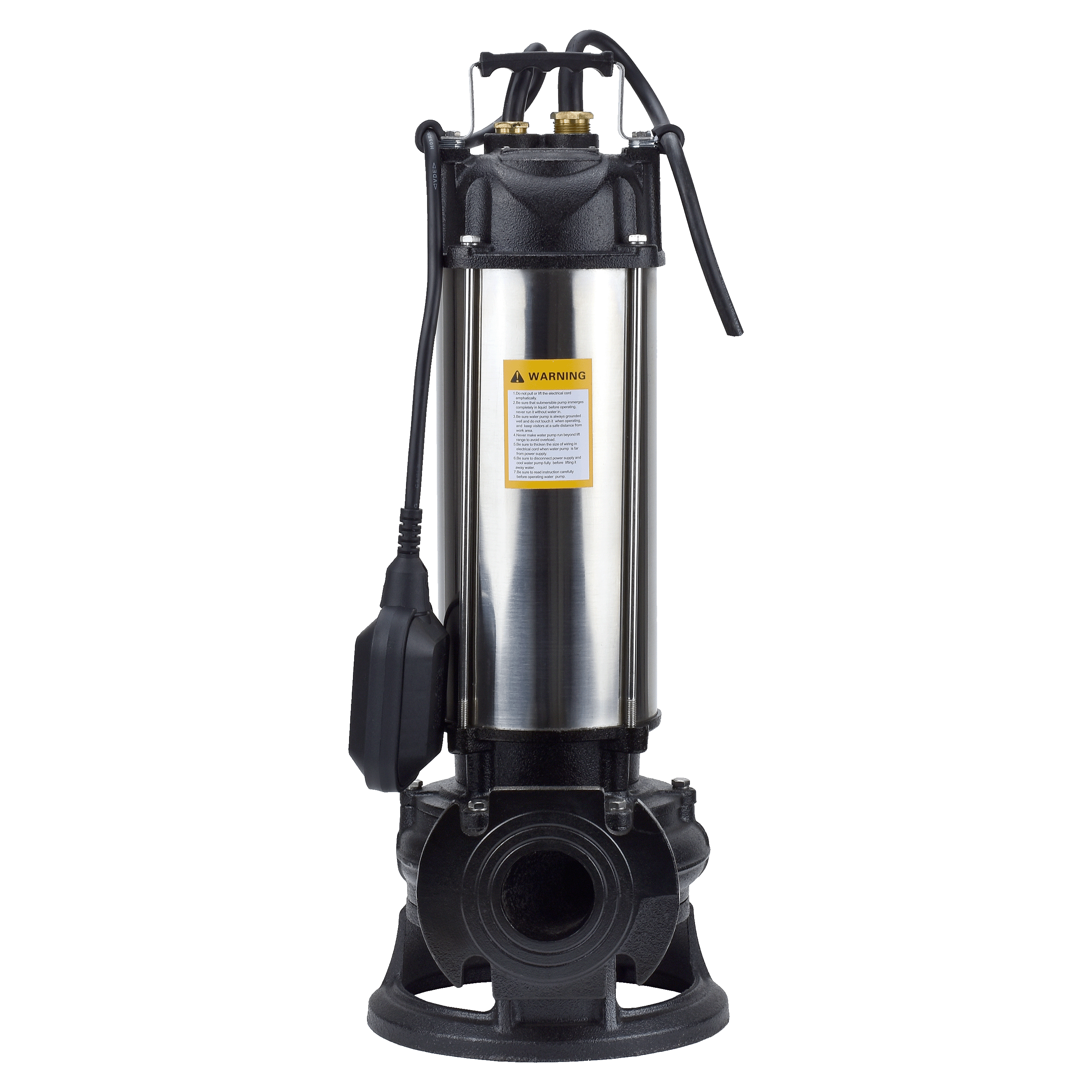 WQZ 50-2200 (2,2 kW, 230 V) pompa zatapialna z pływakiem i rozdrabniaczem