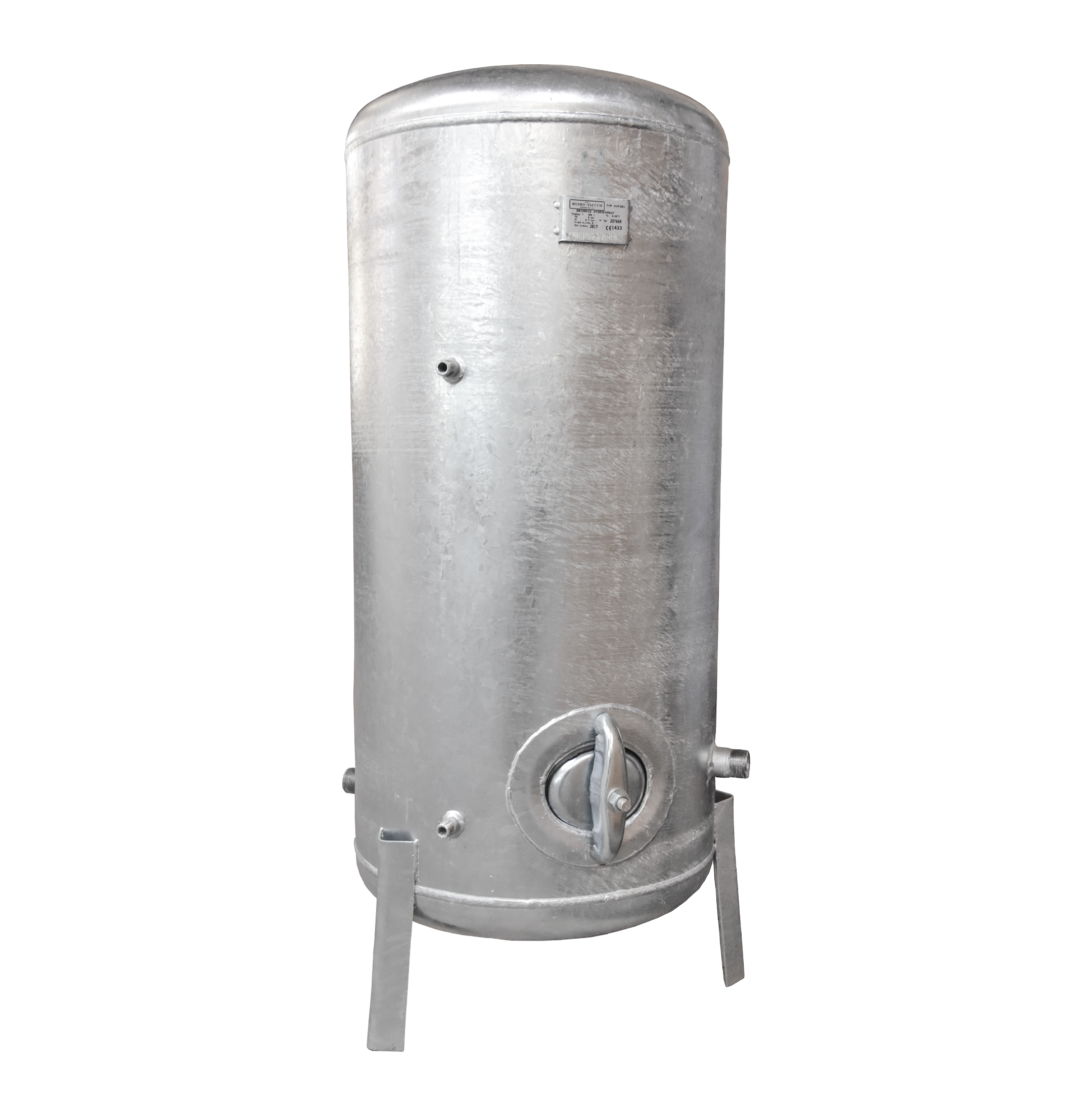 100 L vertikaler verzinkter Tank mit Zubehör
