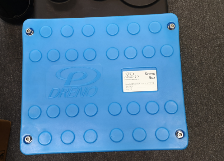 DRENO BOX 100 L (G1½″) - zbiornik przepompowni wewnętrznej