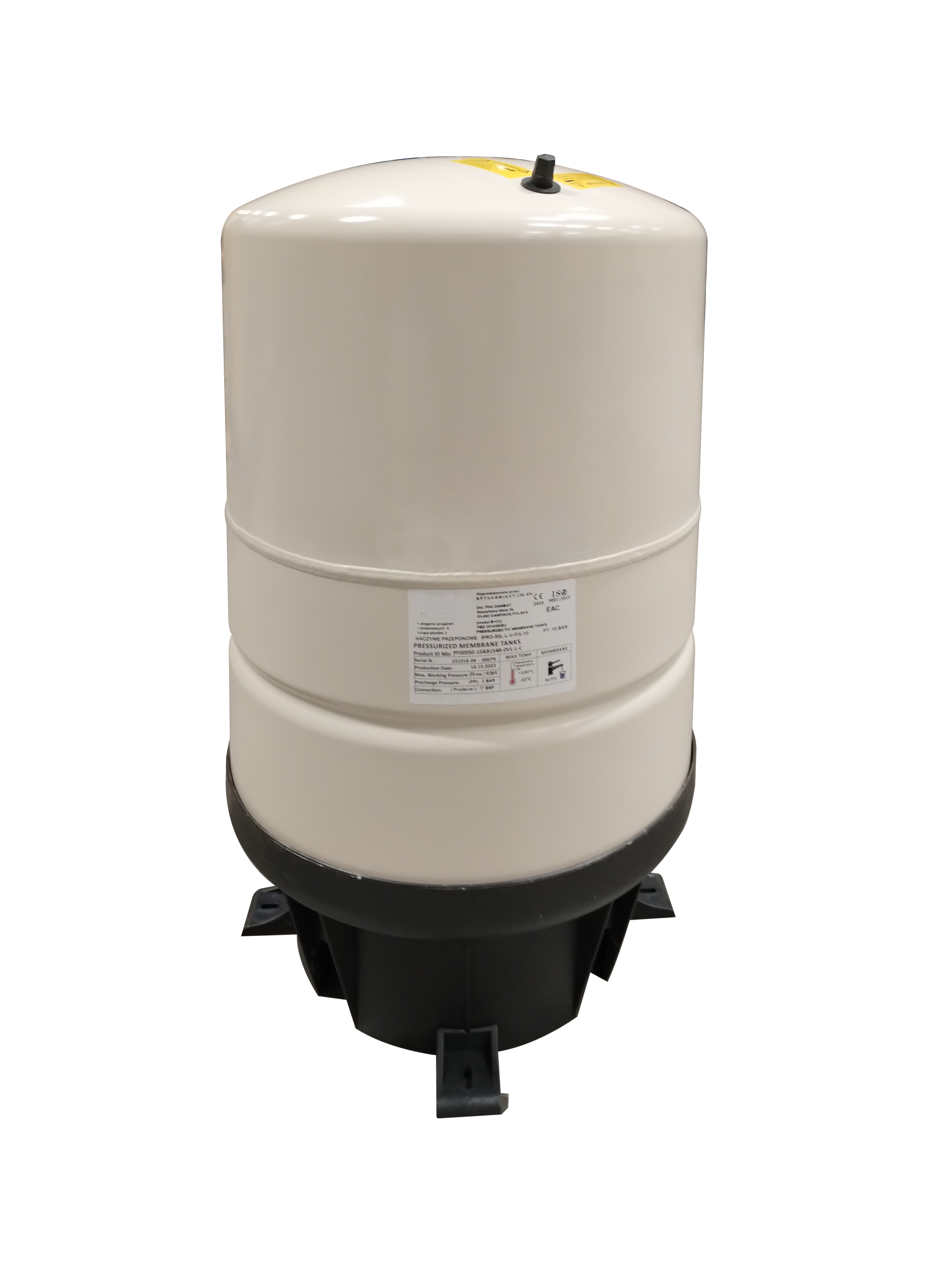Rezervorul Pione vertical GBV 50 L IPRO Fix - garanție de 5 ani