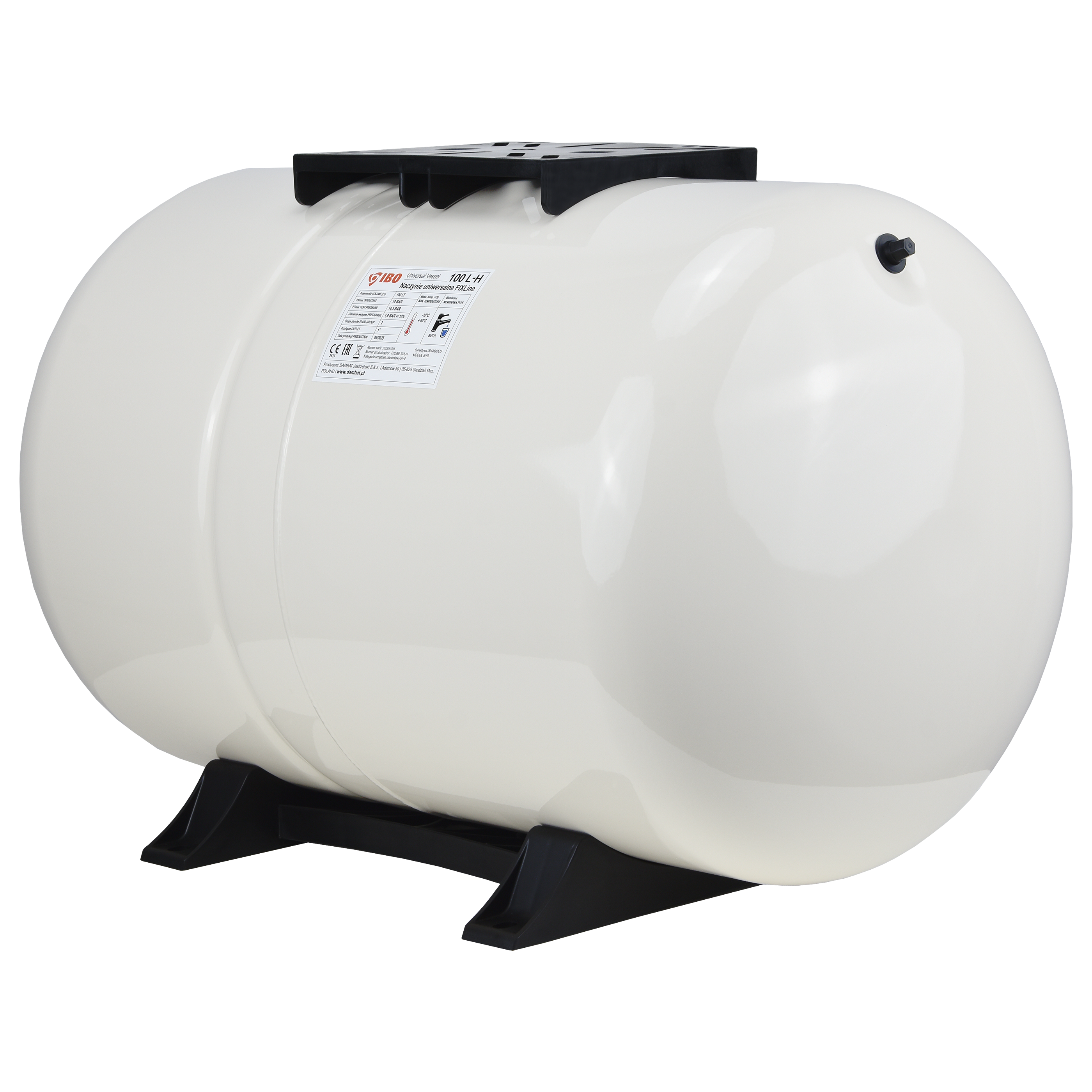 Naczynie membranowe FIXline 100L-H poziomie uniwersalne CO/CWU