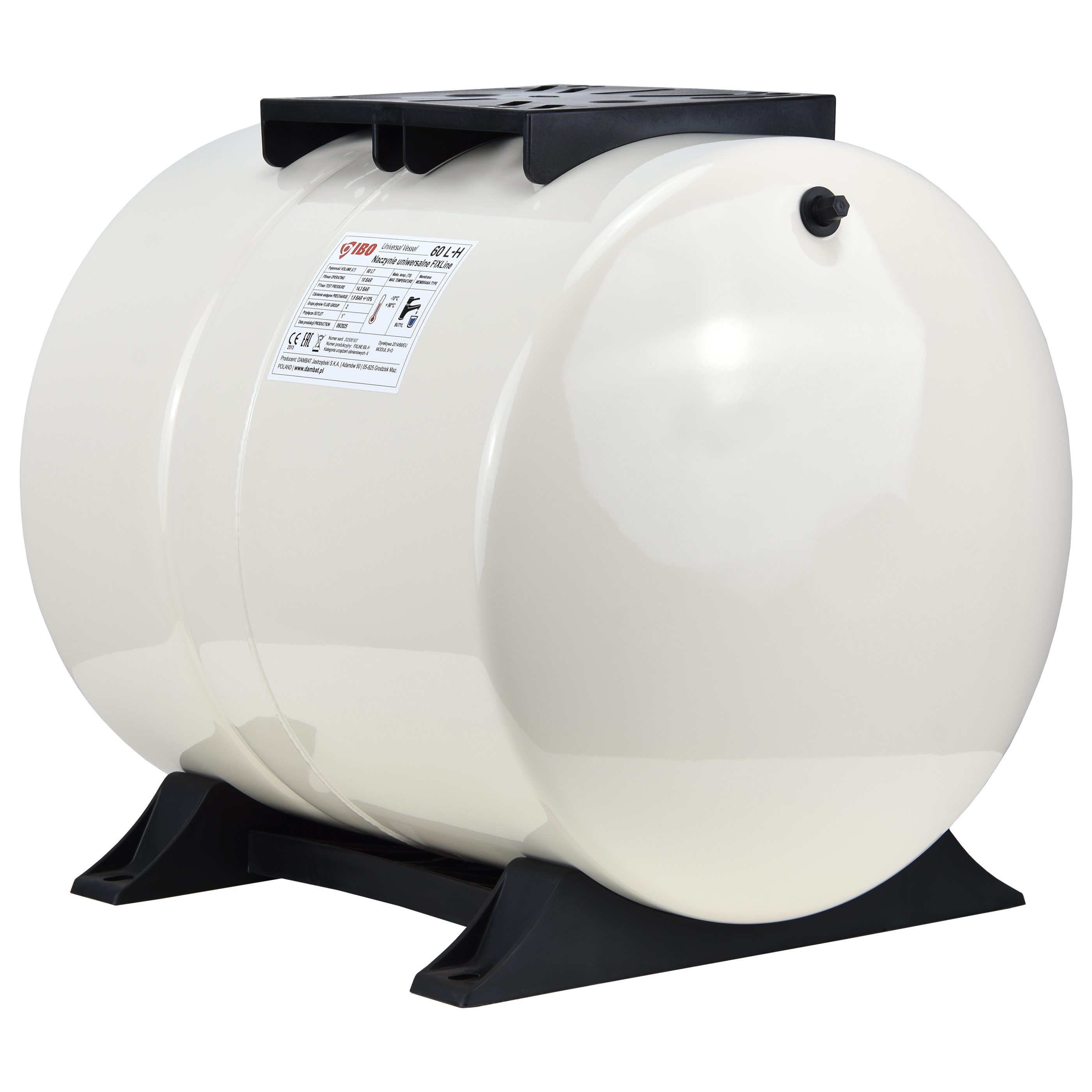 Naczynie membranowe FIXline 60L-H poziome uniwersalne CO/CWU