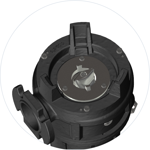 GX 50-2/110 M (1,1 kW, 230 V) pompa zatapialna z rozdrabniaczem osiowym
