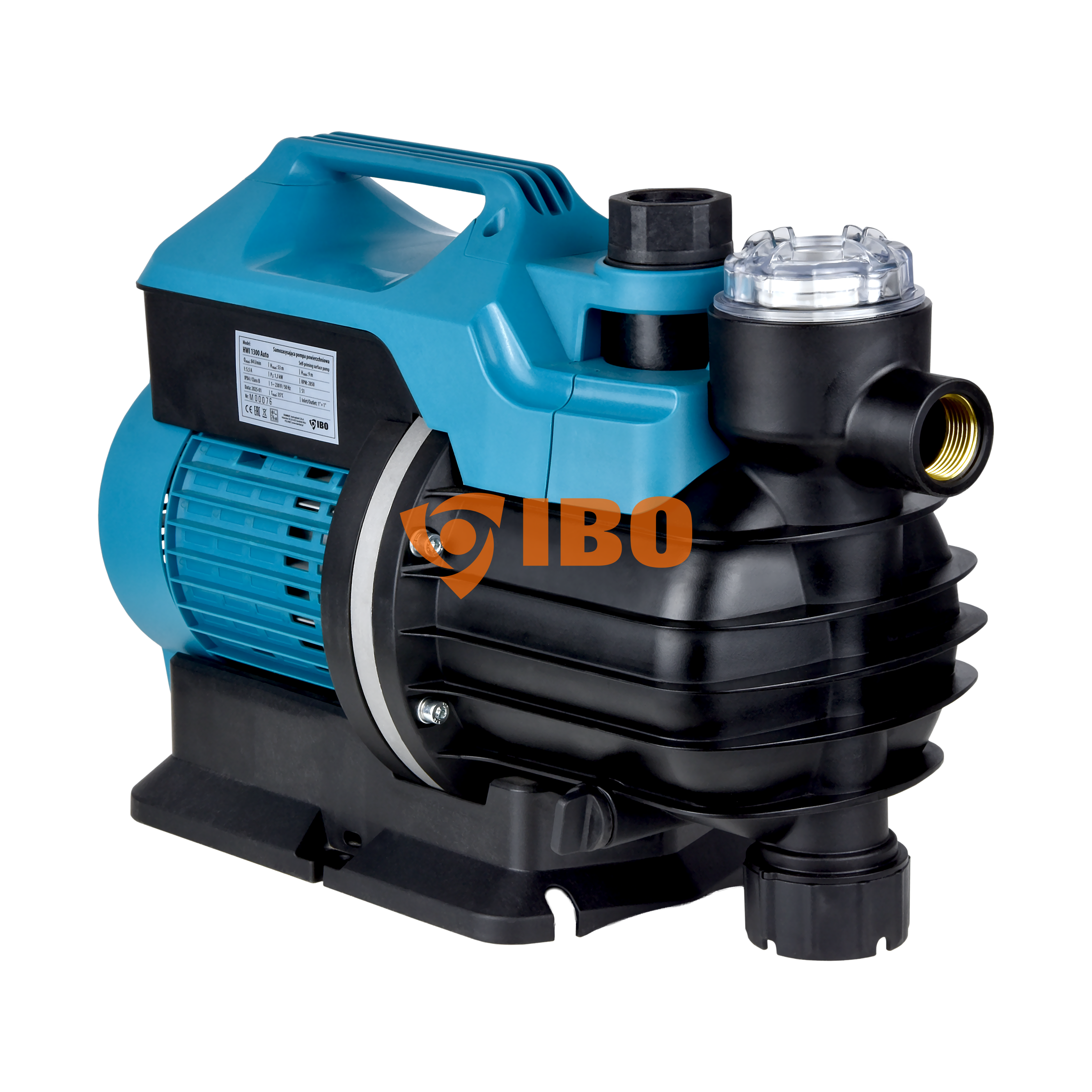 HWI AUTO 1300 (1,3 kW, 230 V) samozasysająca pompa powierzchniowa
