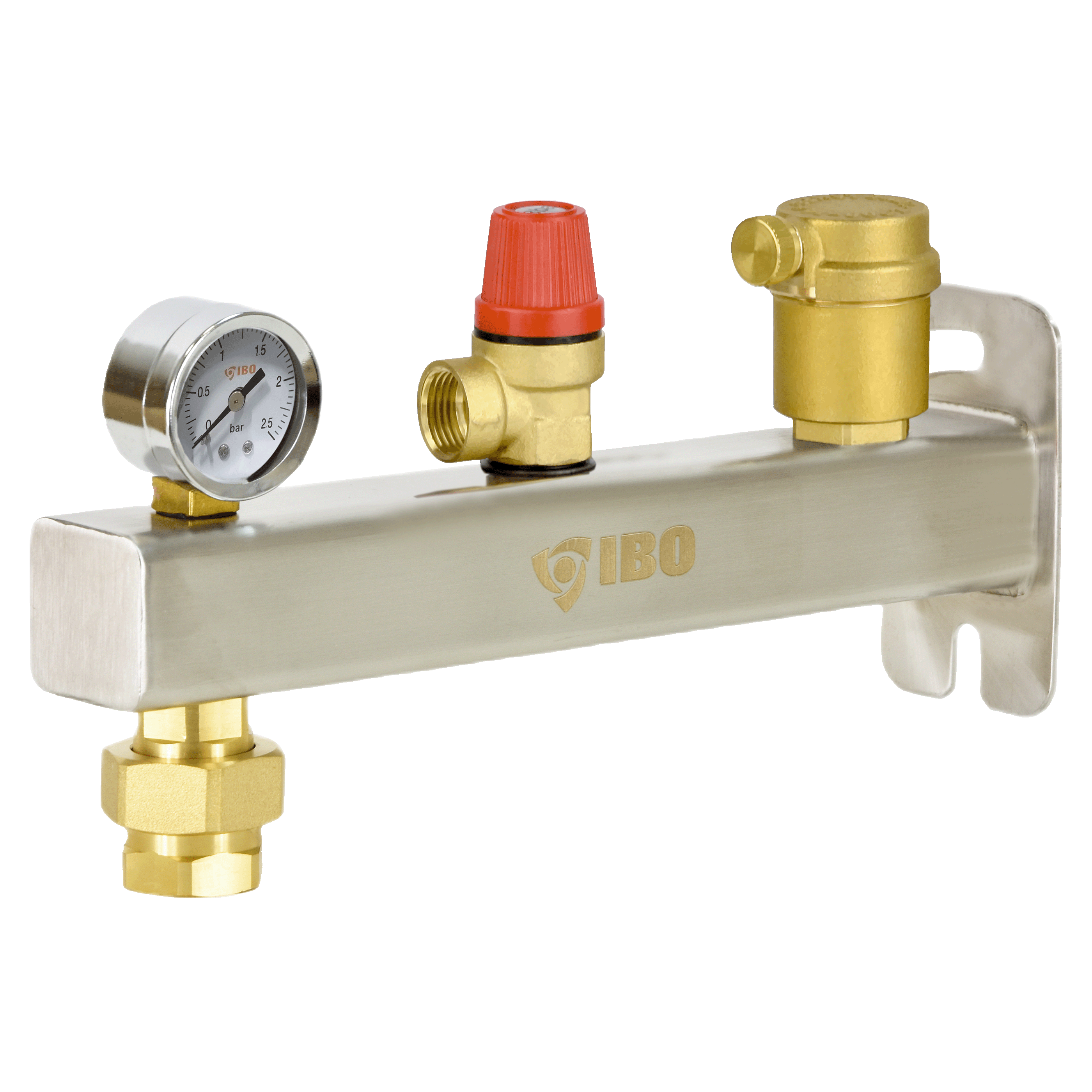 IGB INOX 1,5 bar Grupa bezpieczeństwa C.O. 3/4"