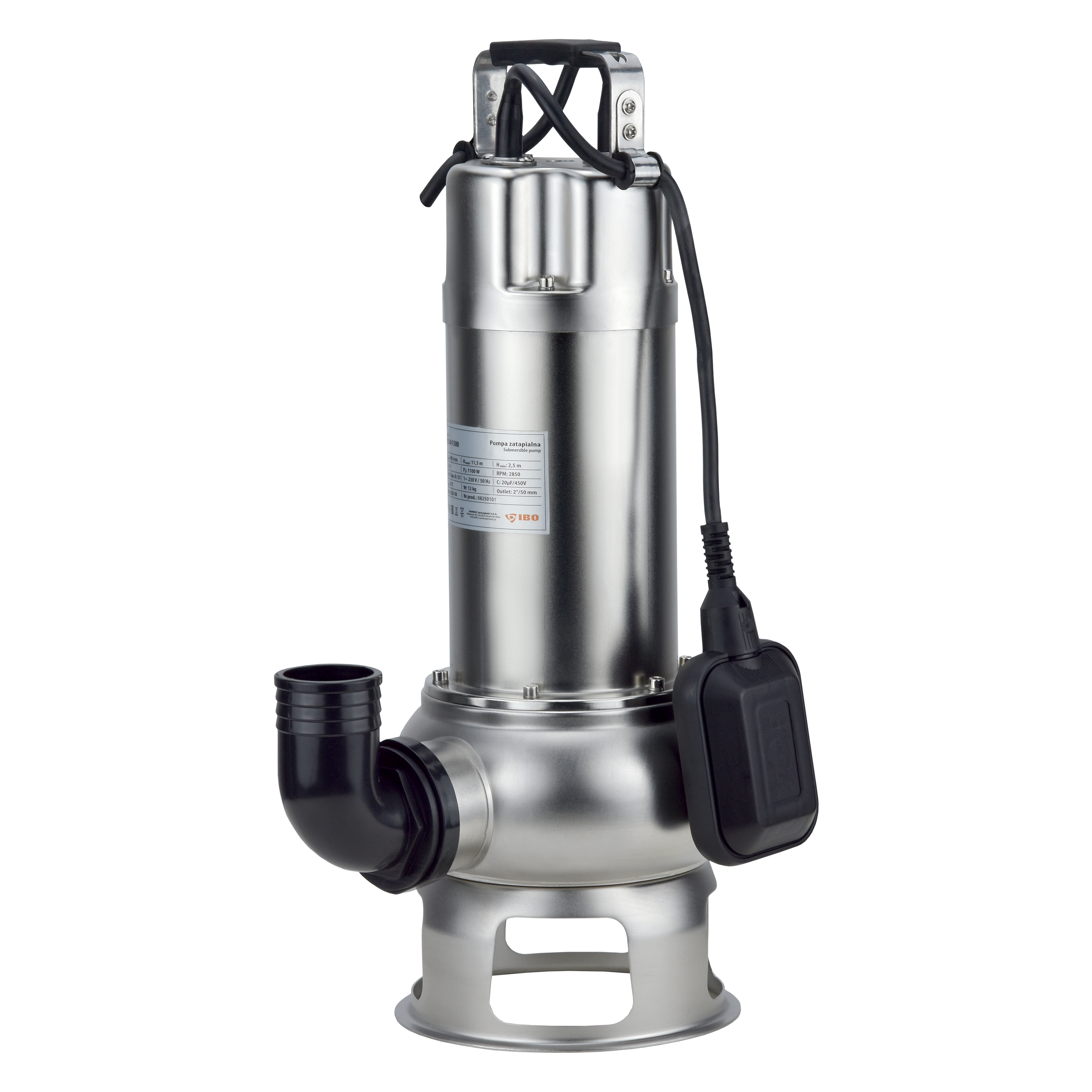 ISQ 50-1500 (1,1 kW, 230 V) pompa zatapialna