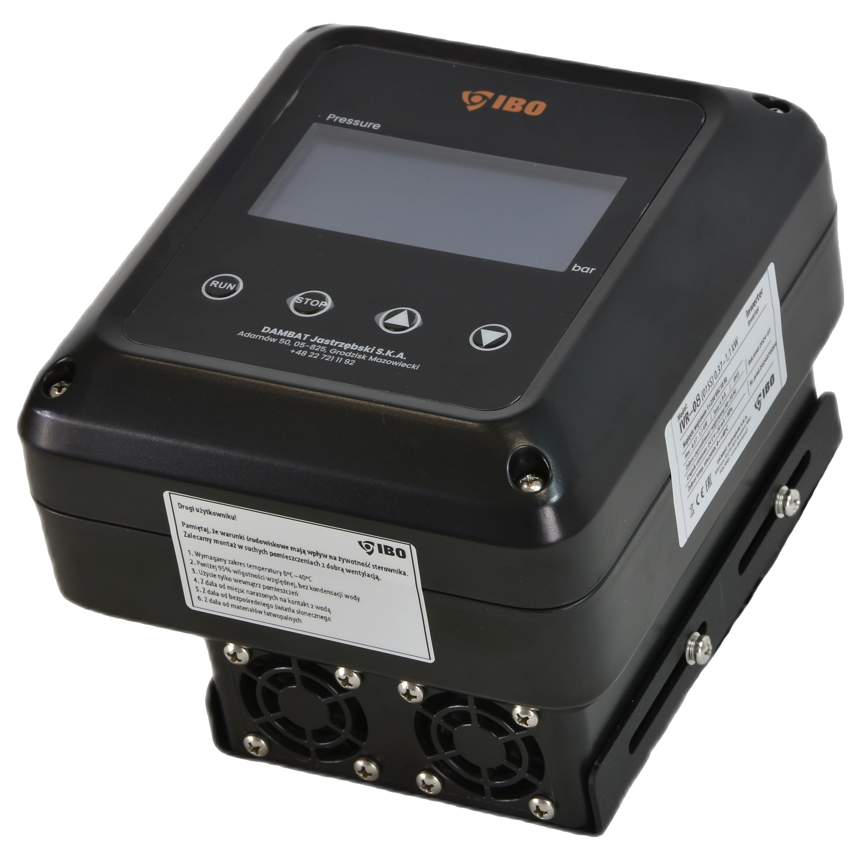Invertor IVR-08 020S (0,37-1,5 kW, 230 V / 11 A)