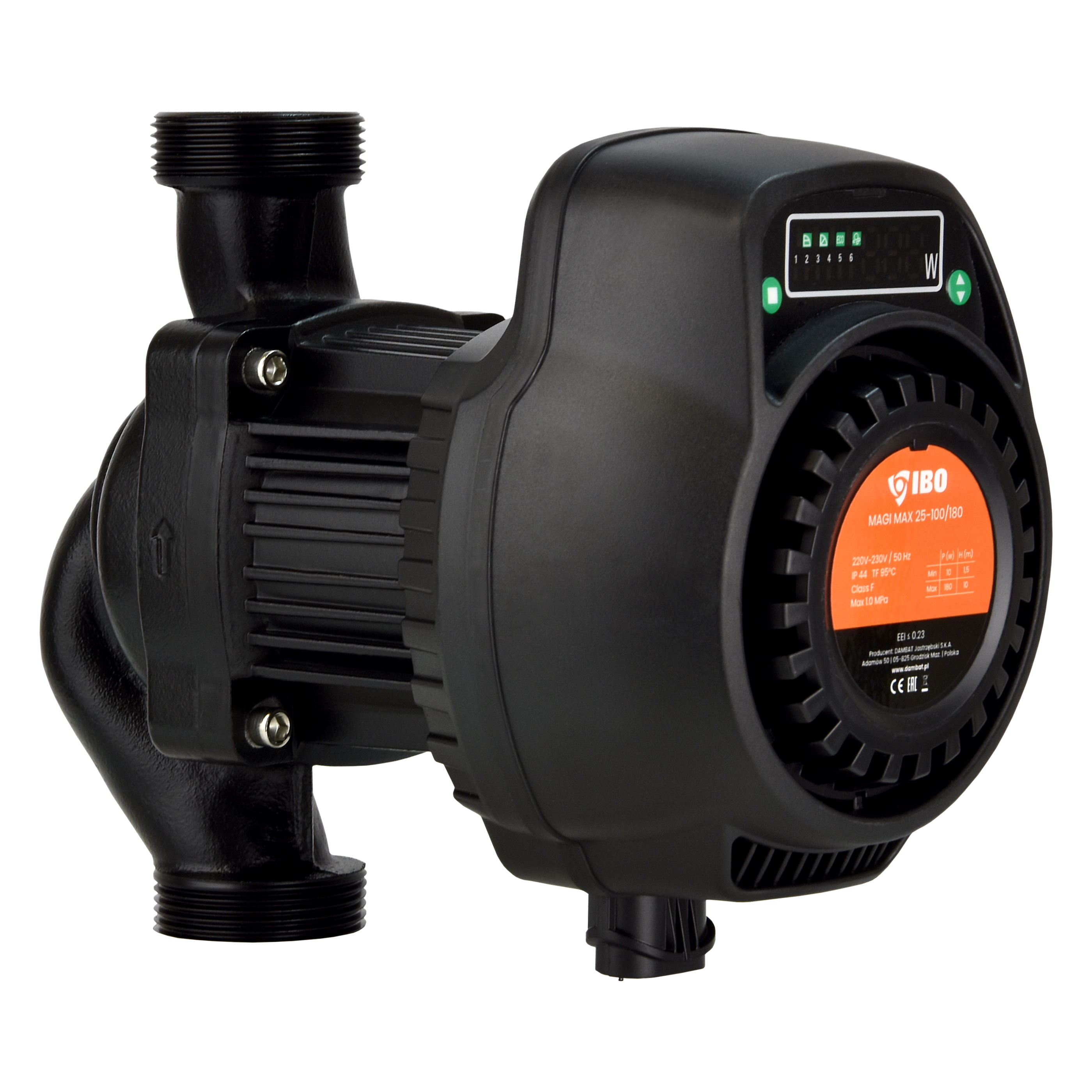 MAGI MAX 25-100/180 pompa obiegowa ze śrubunkami