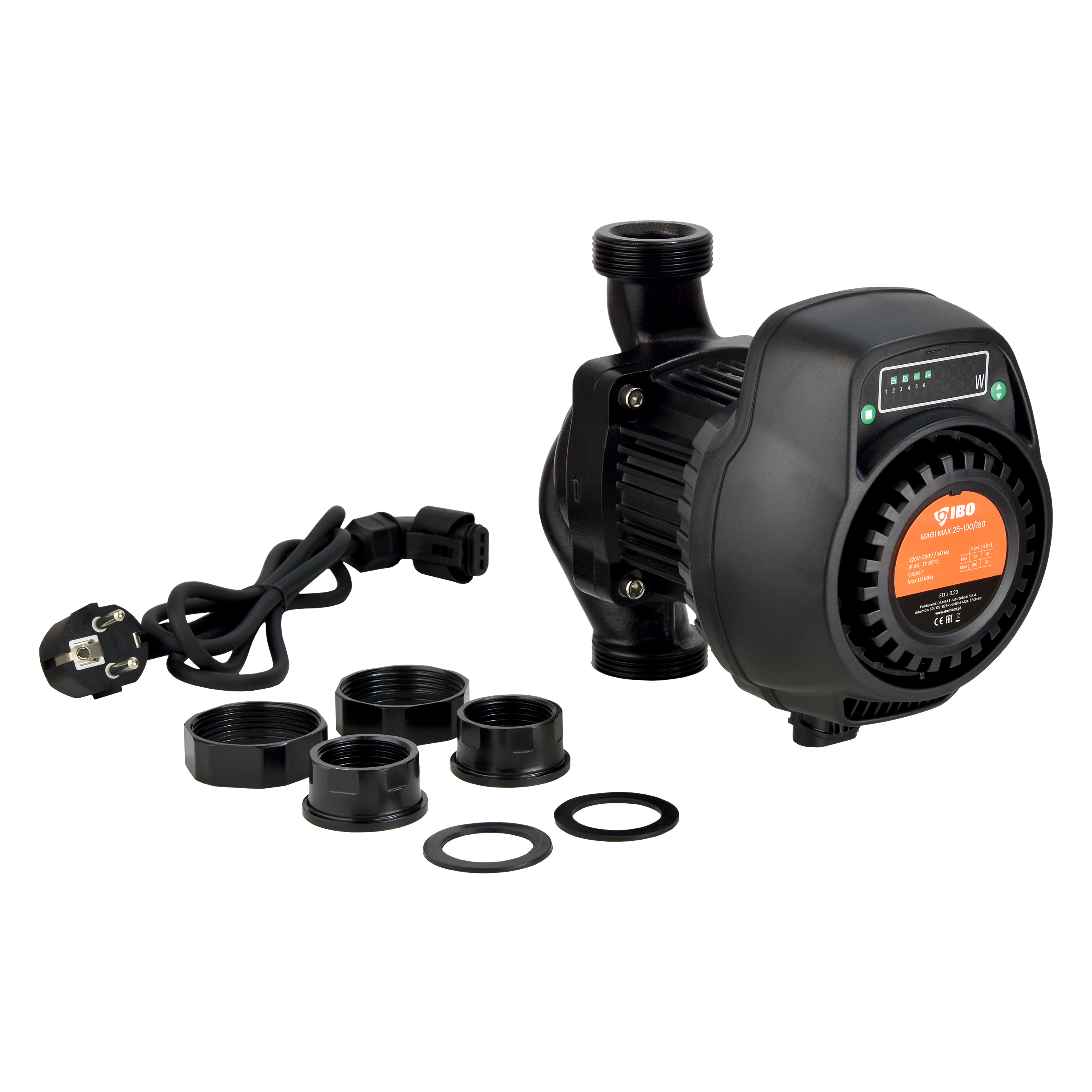 MAGI MAX 25-100/180 pompa obiegowa ze śrubunkami
