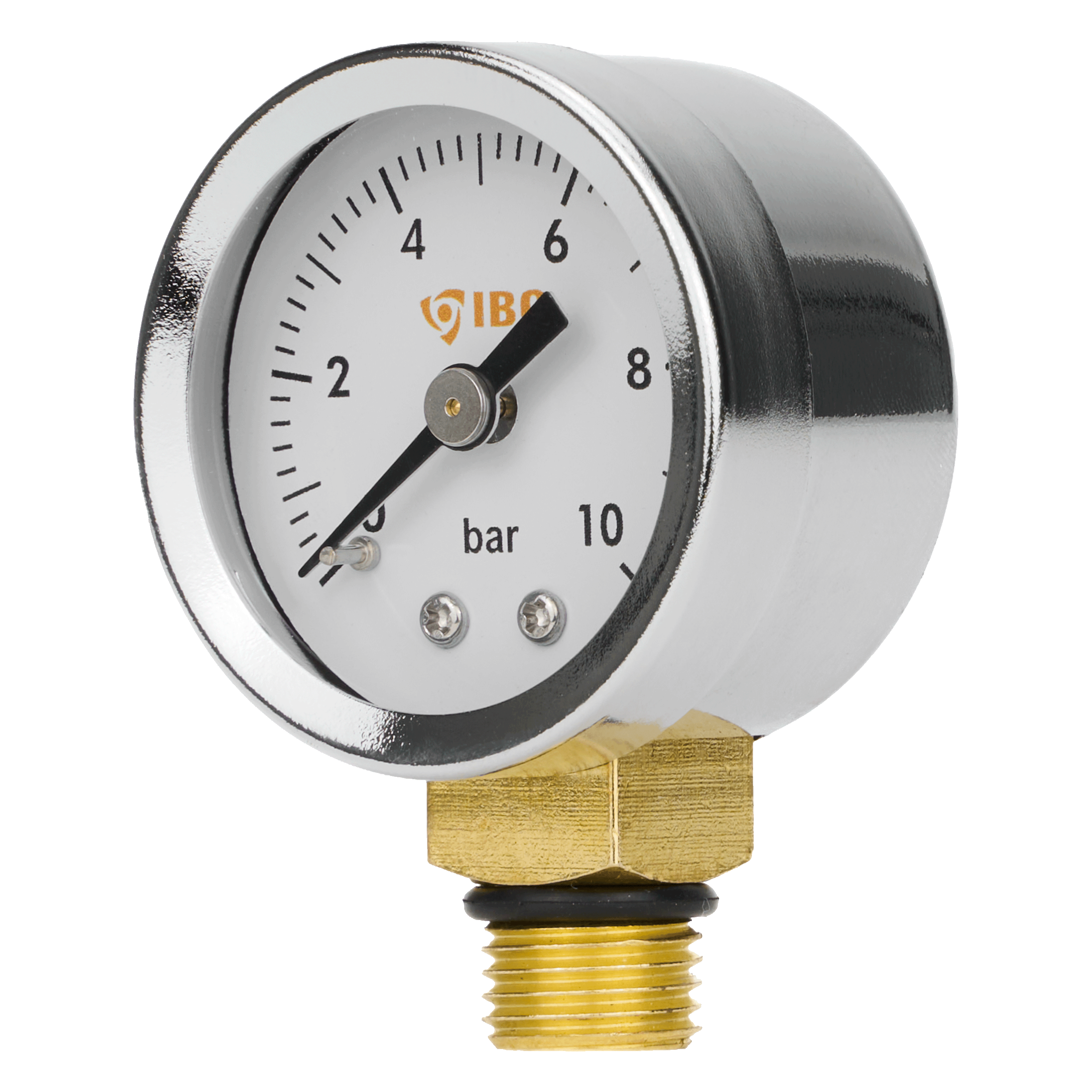 Manometr radialny (IGB) 1/4" fi 40mm, 0-10 bar