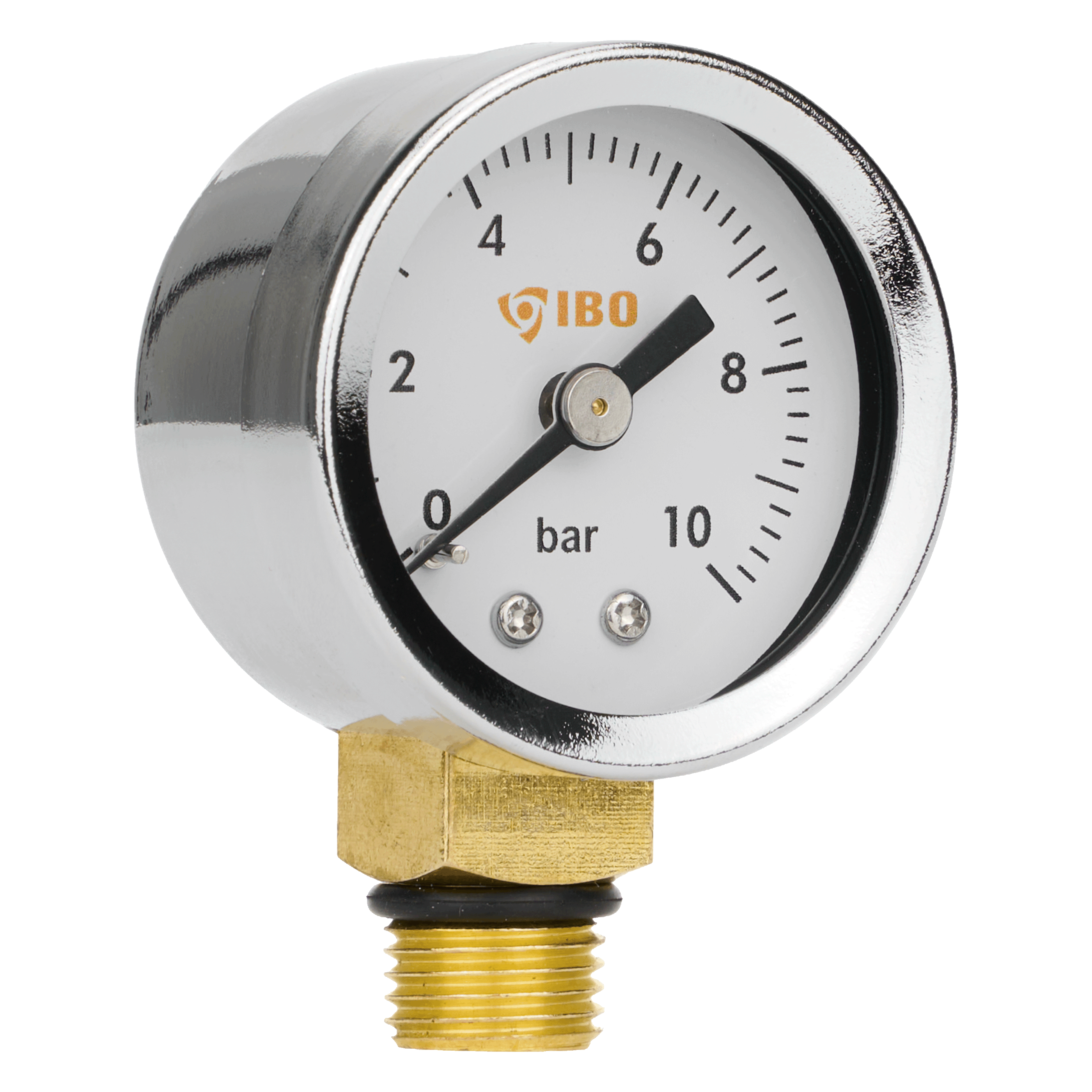 Manometr radialny (IGB) 1/4" fi 40mm, 0-10 bar