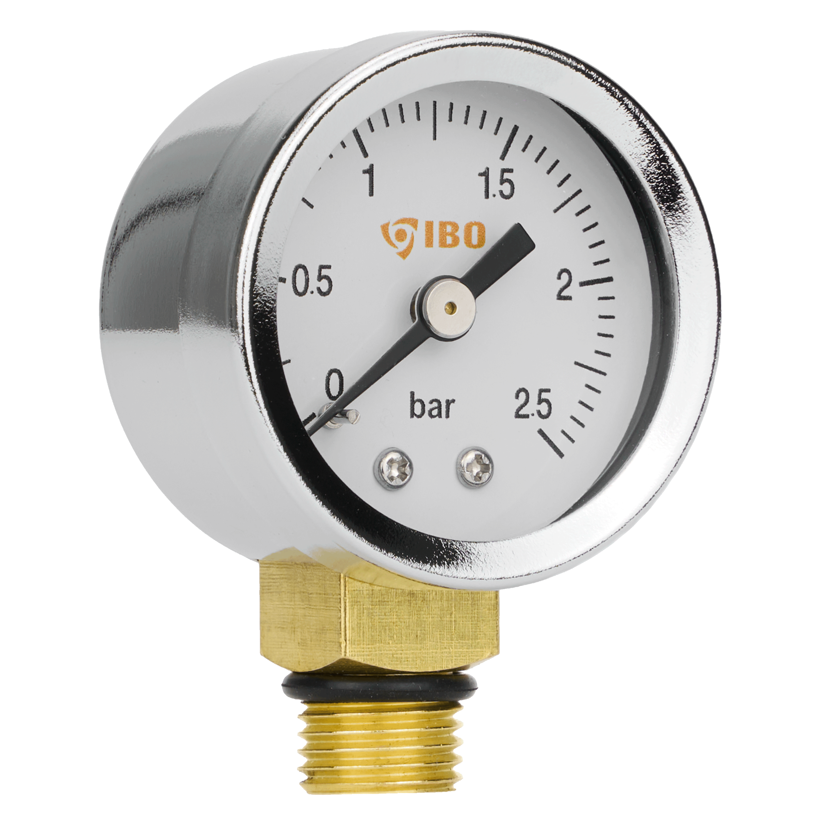 Manometr radialny (IGB) 1/4" fi 40mm, 0- 2,5bar