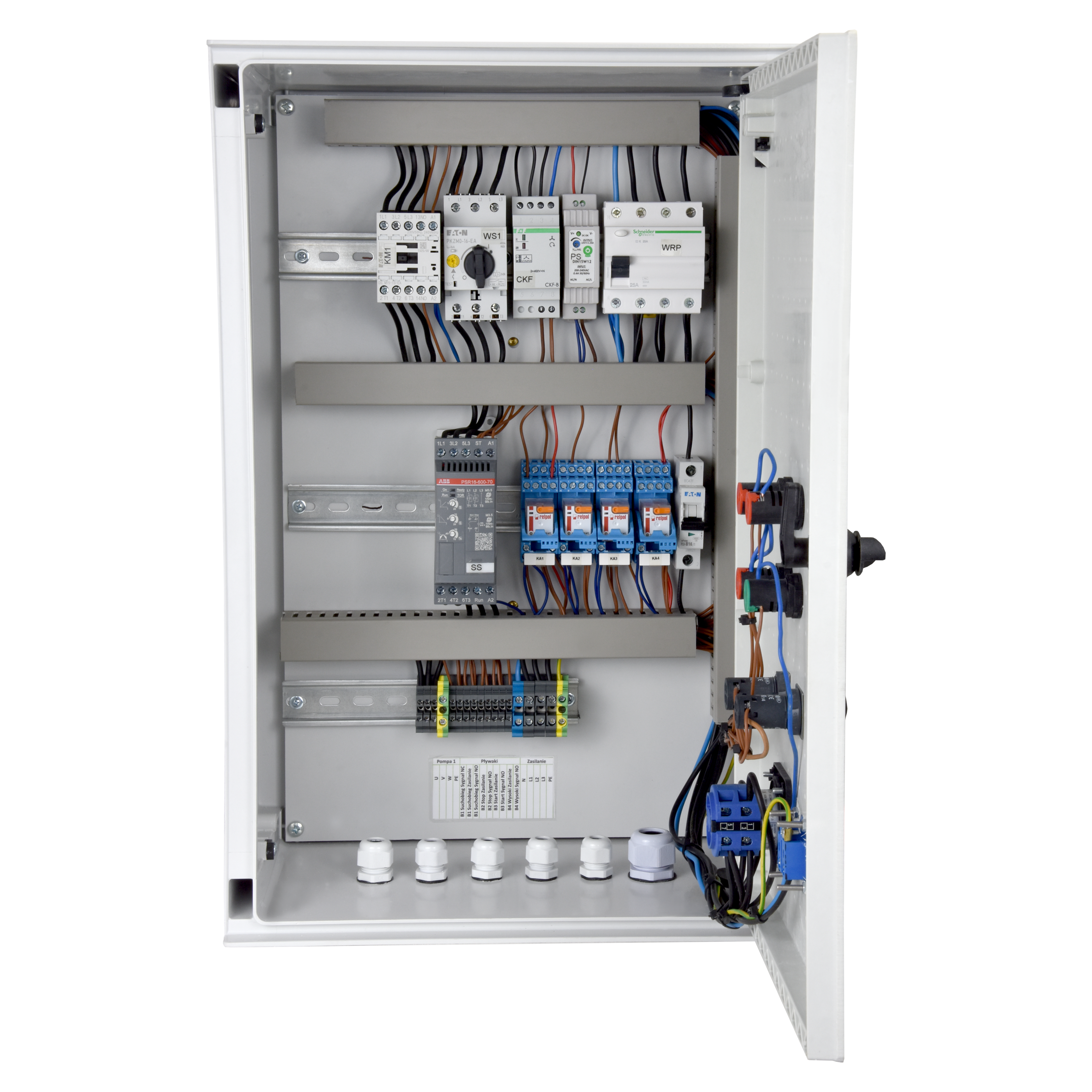Szafa sterownicza SPS 1x4,2kW/400V+4P (CR3.1+LCP+GN230+cokół)