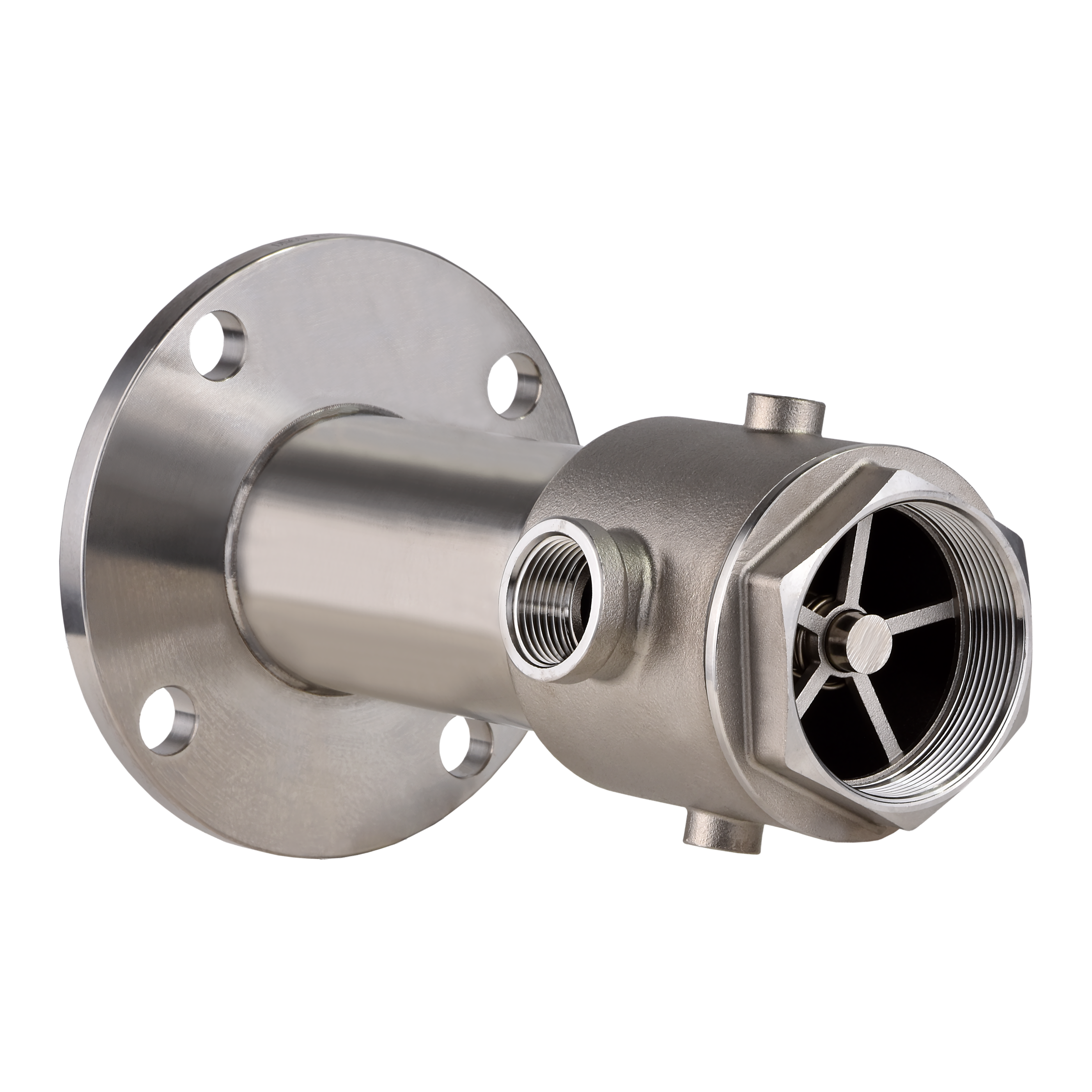 Five-way discharge outlet DN65 with an orifice for pumps and inverters