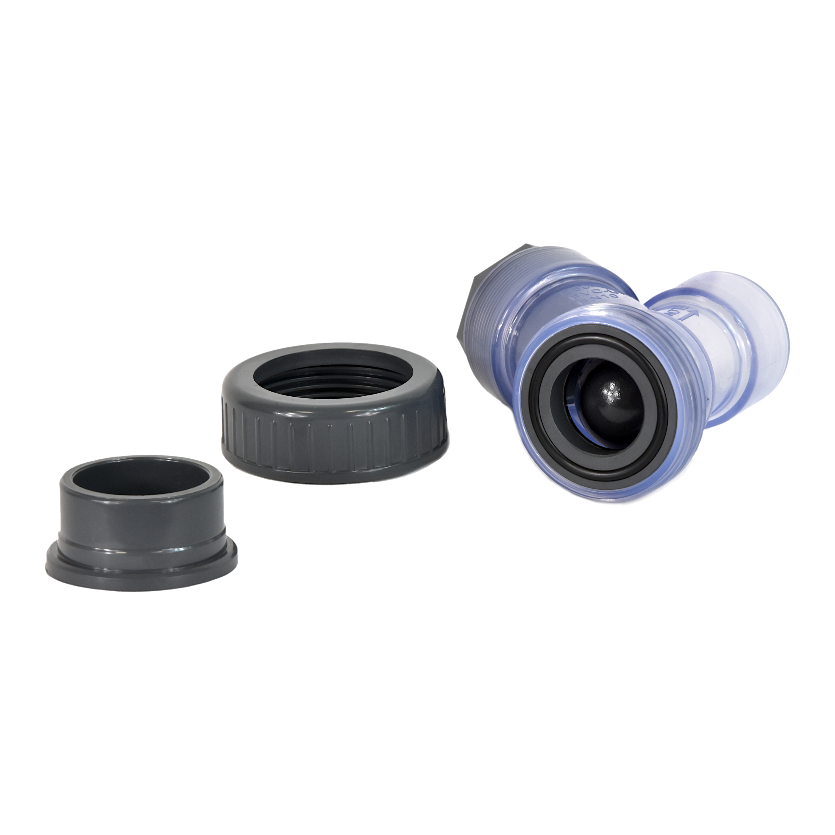 Ball branch valve. Recollery PVC DN40 (glue)