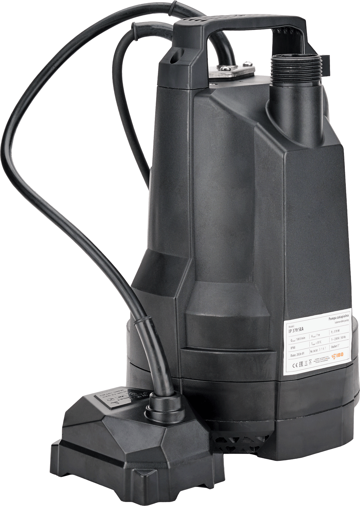 IP 370 SEA (0,37 kW, 230 V) pompa zatapialna